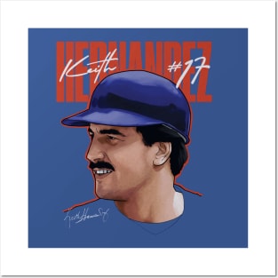 Keith Hernandez New York M Profile Posters and Art